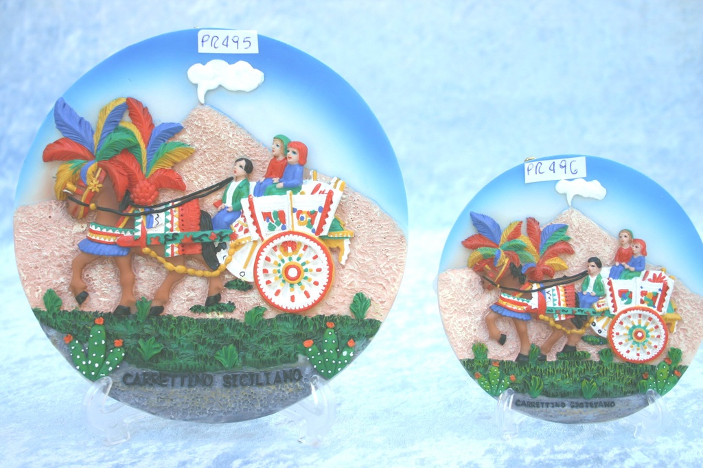 PIATTO CARRETTINO SICILIANO MEDIO DIAM 15 