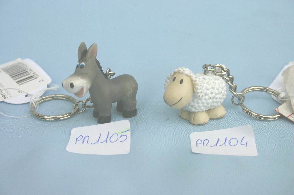 PORTACHIAVI RESINA ASINO 