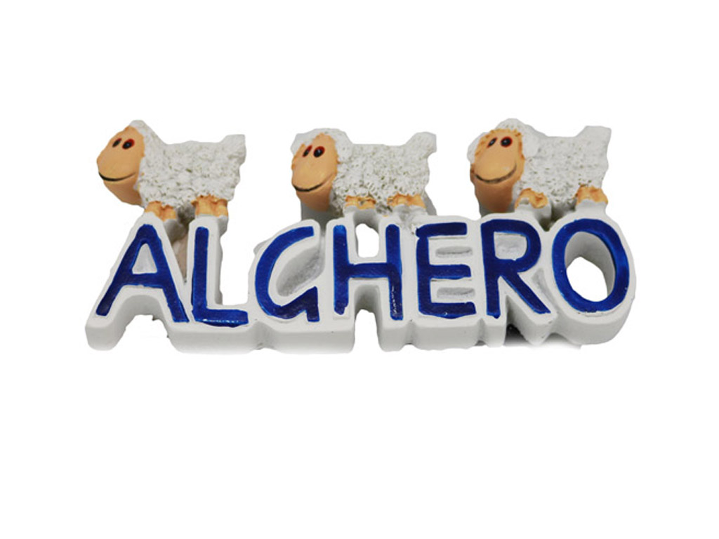 MAGNETE RESINA ALGHERO 3 PECORE 