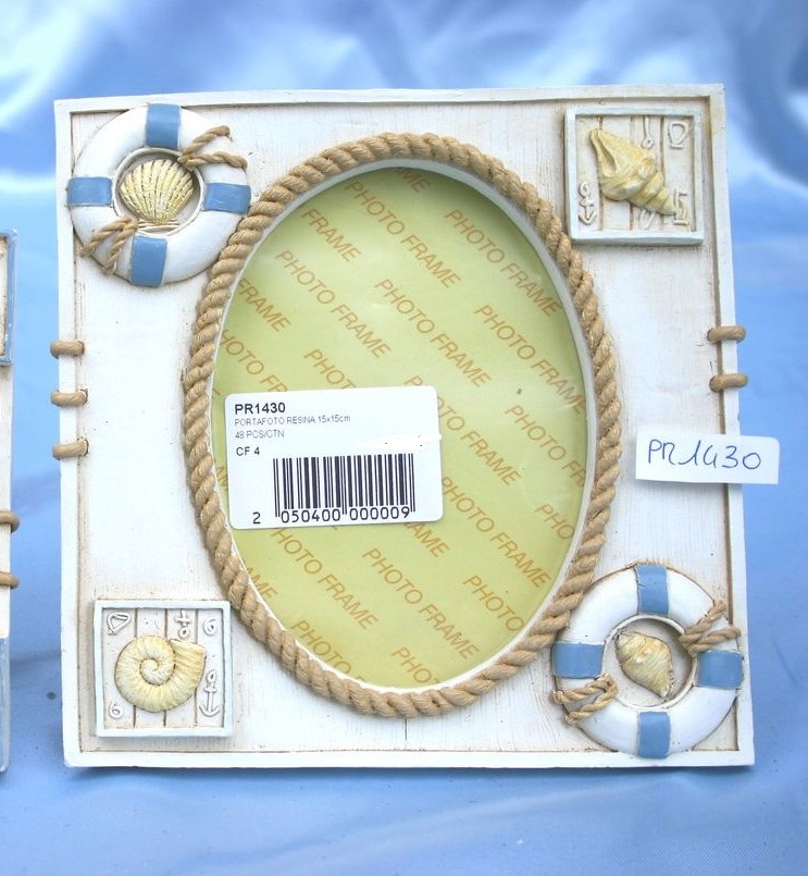 PORTAFOTO RESINA 15x15cm 