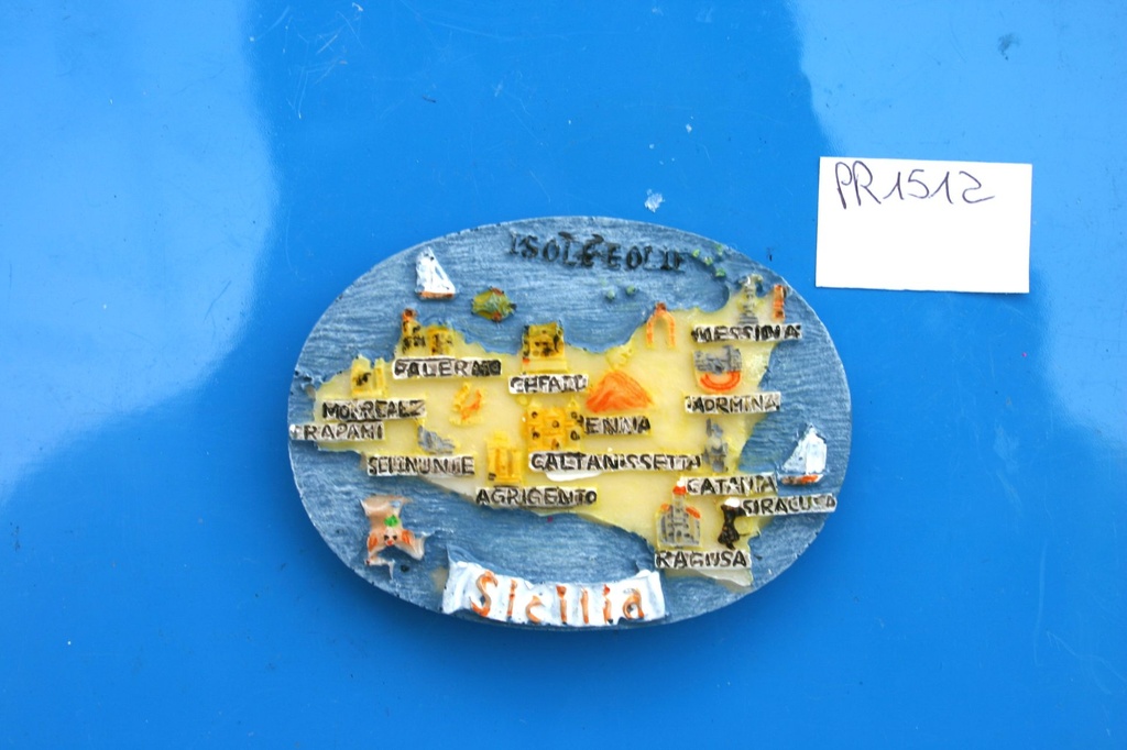 MAGNETE RESINA OVALE SICILIA 