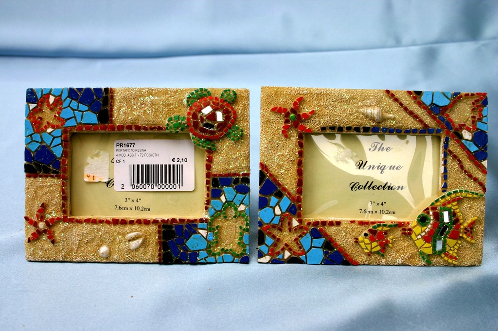 PORTAFOTO RESINA 4 MOD. ASS.TI 