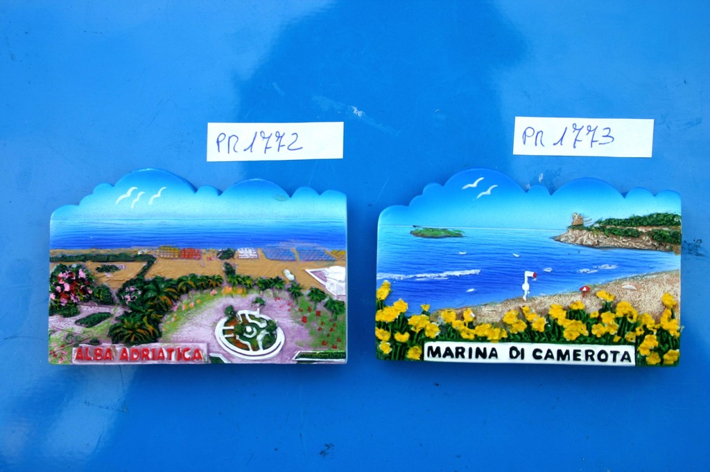 MAGNETE RESINA NUVOLA VEDUTA ALBA ADRIATICA 