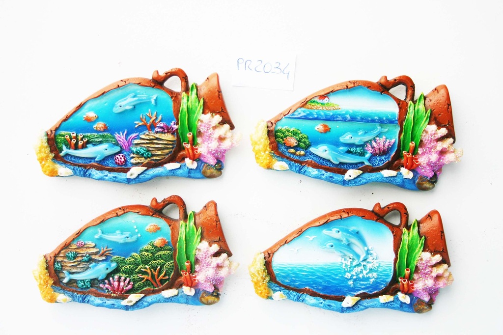 MAGNETE RESINA ANFORA C/VEDUTA 4 MOD 