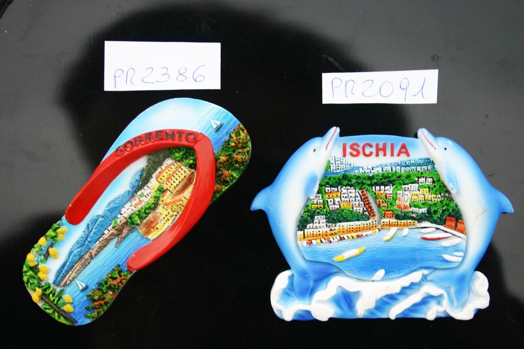 MAGNETE DUE DELFINI RESINA ISCHIA 