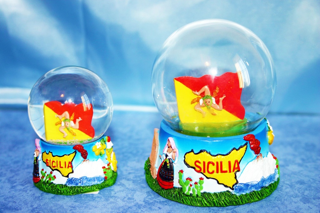 BOLLA NEVE RESINA SICILIA GRA 