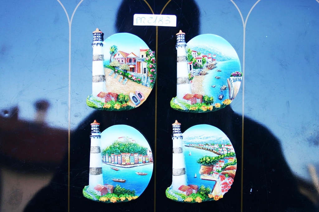 MAGNETE RESINA FARO C/VEDUTA 4 MOD.ASS. 