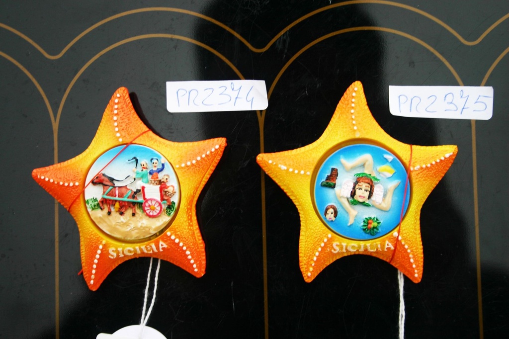 MAGNETE RESINA STELLA CARRETTINO SICILIANO 