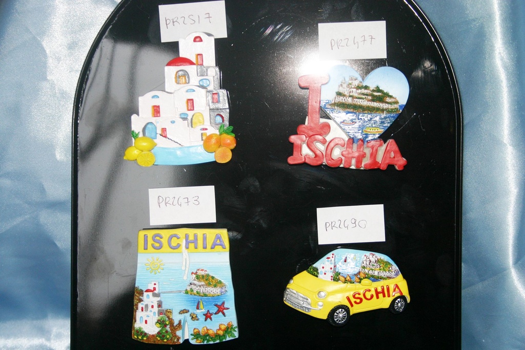 MAGNETE RESINA PERGAMENA CASETTE ISCHIA 
