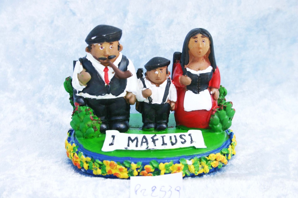STATUETTA RESINA 3D "FAMIGLIA" 