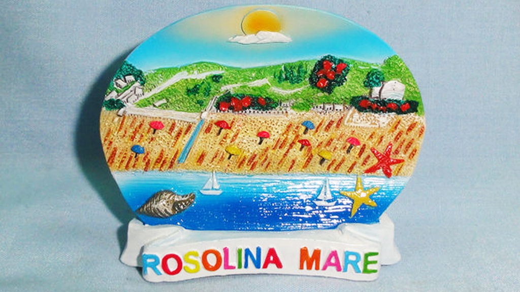 PIATTO OVALE C/BASE RES C/VED ROSOLINA MARE 