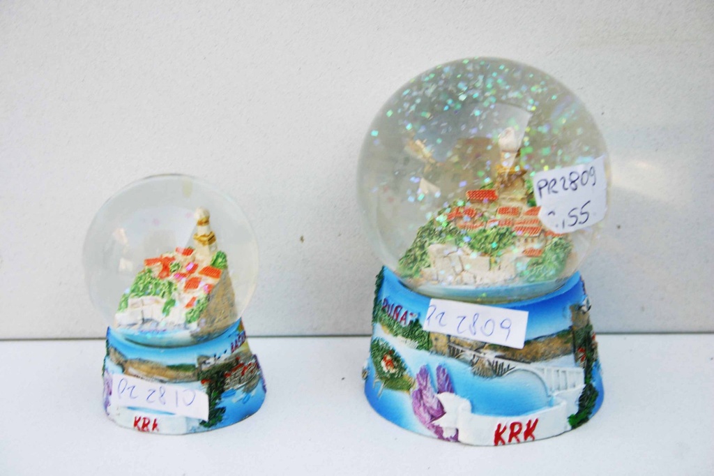 BOLLA NEVE VETRO B/RES. GRA KRK 