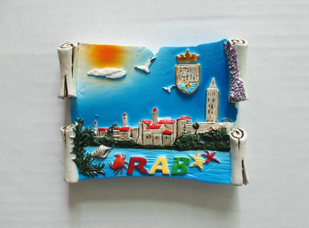 MAGNETE RESINA PERGAMENA RAB MAPPA 