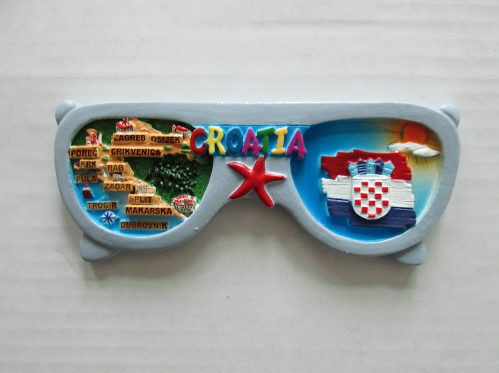 MAGNETE RESINA OCCHIALI DA SOLE CROATIA 
