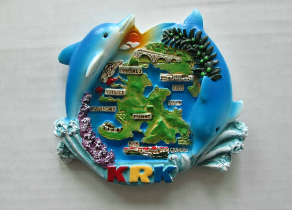 MAGNETE RESINA DELFINI KRK MAPPA 
