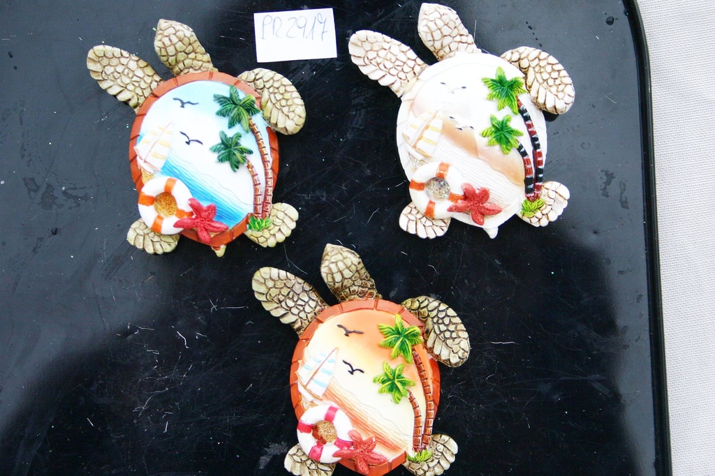 MAGNETE RESINA TART. C/VEDUTA 4 MOD ASS 