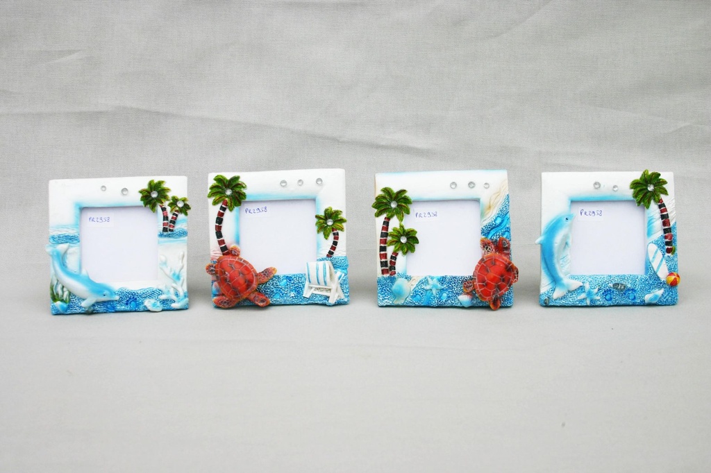 PORTAFOTO RESINA 4" 4 MOD ASS 