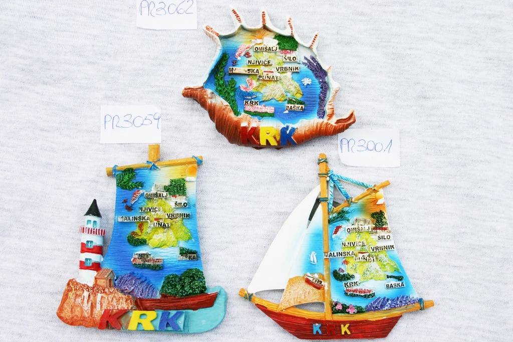 MAGNETE RESINA FARO/BARCA KRK 