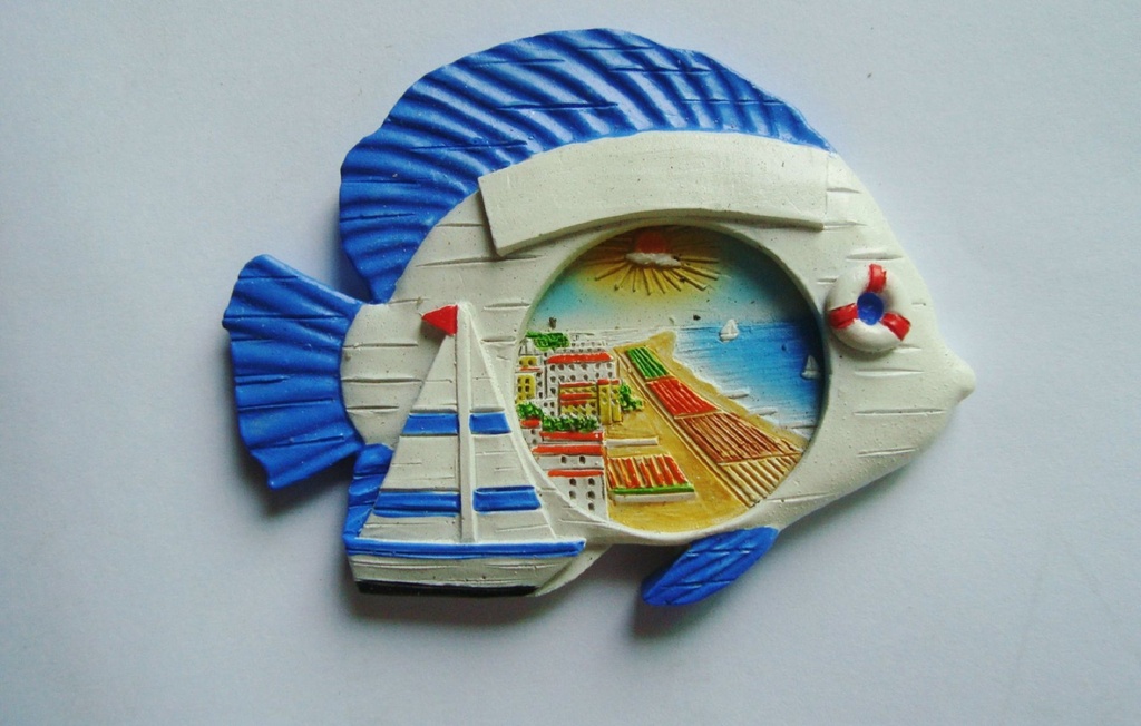 MAGNETE RESINA PESCE RIVIERA ADRIATICA 