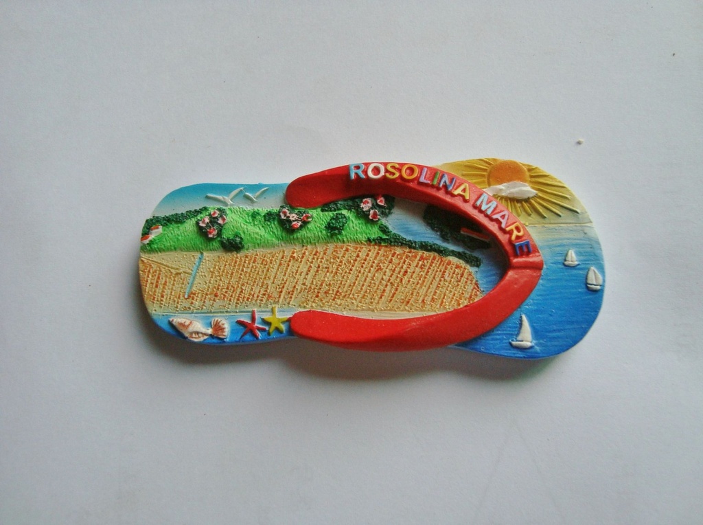 MAGNETE RESINA CIBATATTINA ROSOLINA MARE 