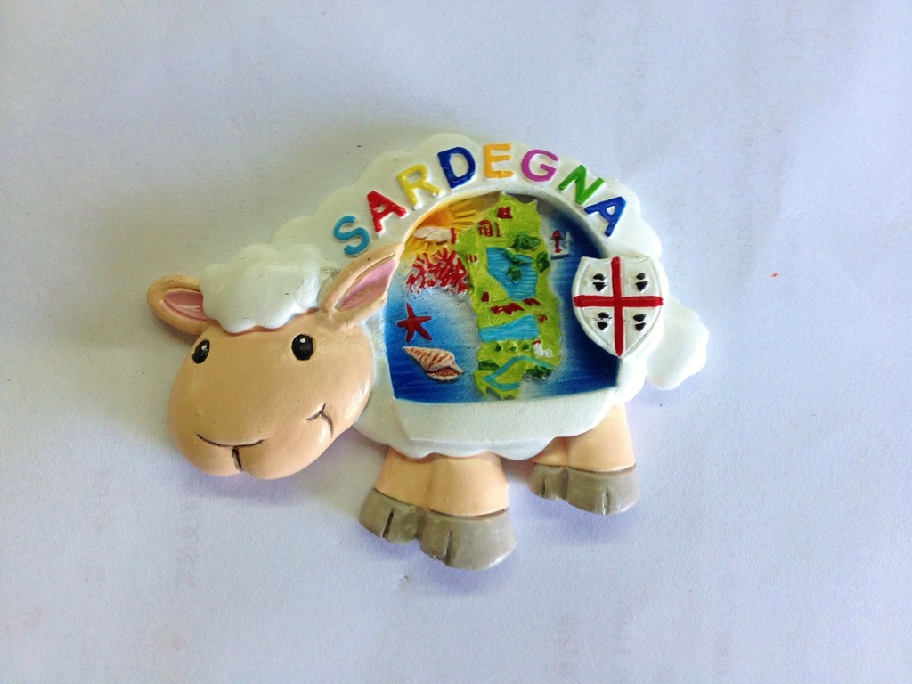 MAGNETE RESINA PECORA SARDEGNA MAPPA 