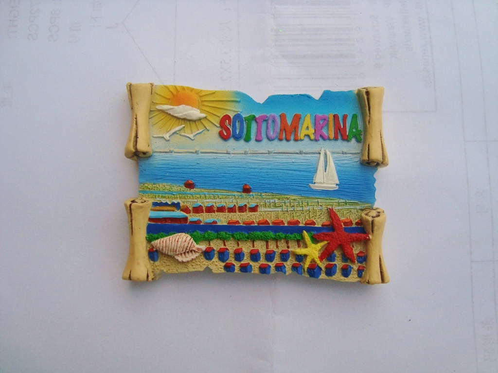 MAGNETE RESINA PERGAMENA SOTTOMARINA 