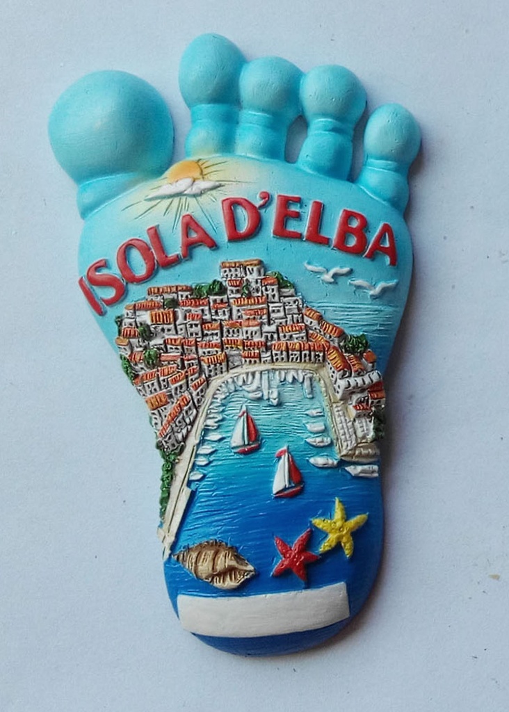 MAGNETE RESINA PIEDE ISOLA D'ELBA 