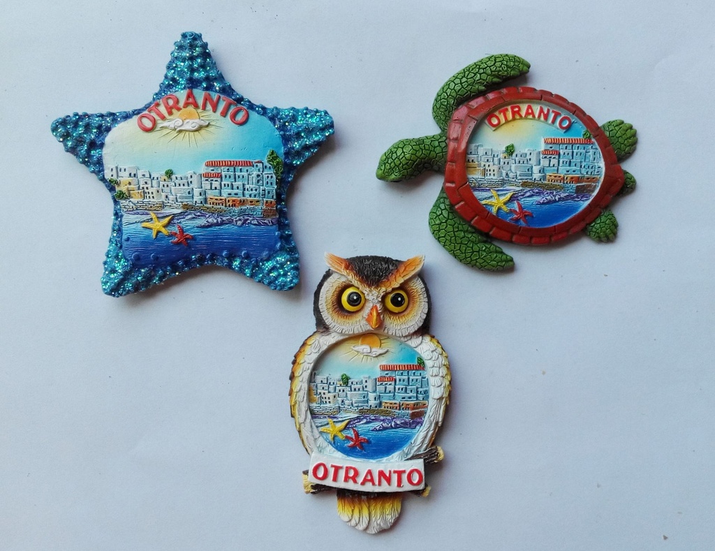 MAGNETE RESINA GUFO OTRANTO 