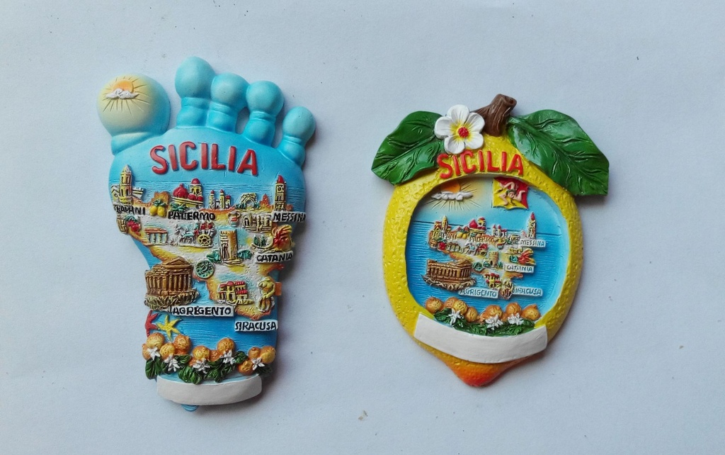 MAGNETE RESINA PIEDE SICILIA 