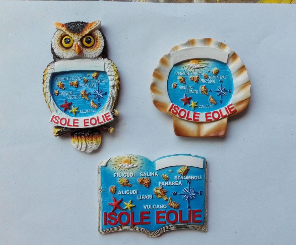 MAGNETE RESINA CAPASANTA ISOLE EOLIE 