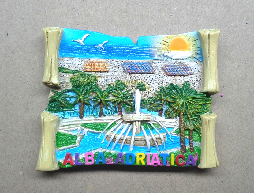 MAGNETE RESINA PERGAMENA ALBA ADRIATICA 