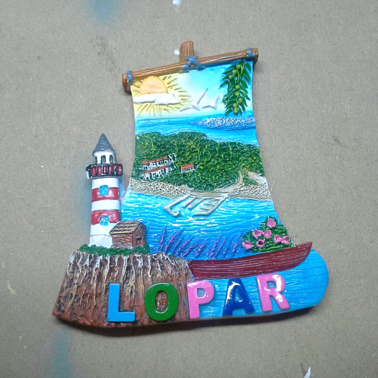 MAGNETE RESINA FARO+BARCA LOPAR 