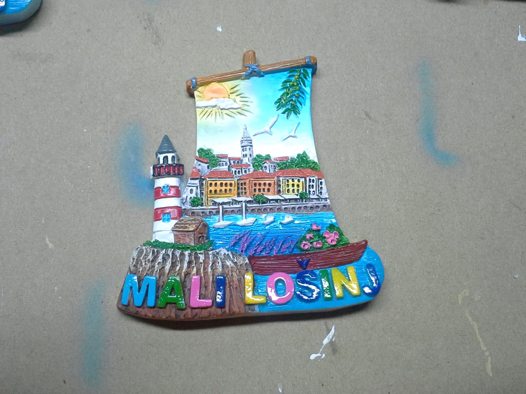 MAGNETE RESINA FARO+BARCA MALI LOSINJ 