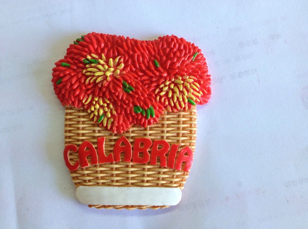 MAGNETI RESINA CESTINO C/PEPERONCINI CALABRIA 