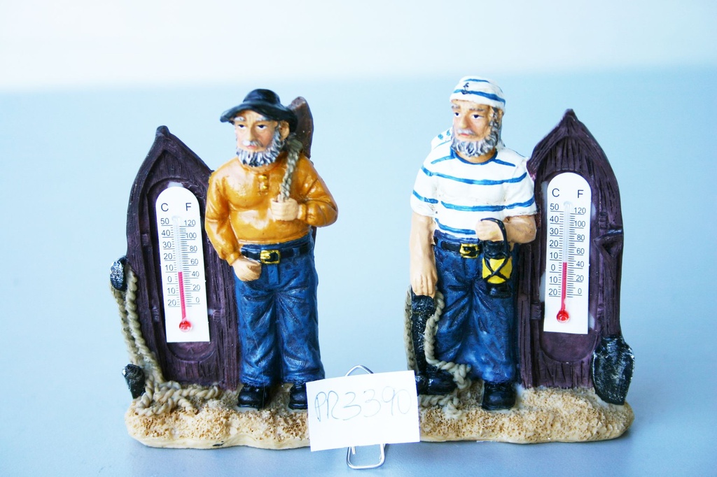 MARINAI RESINA C/TERMOMETRO 2 MOD ASS 6*8,5 CM 