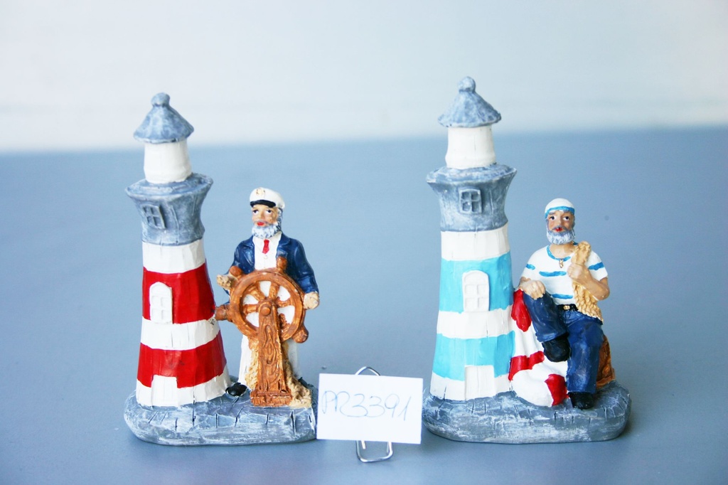 FARI RESINA C/MARINAIO 2 COL ASS 5,2*6,7 CM 