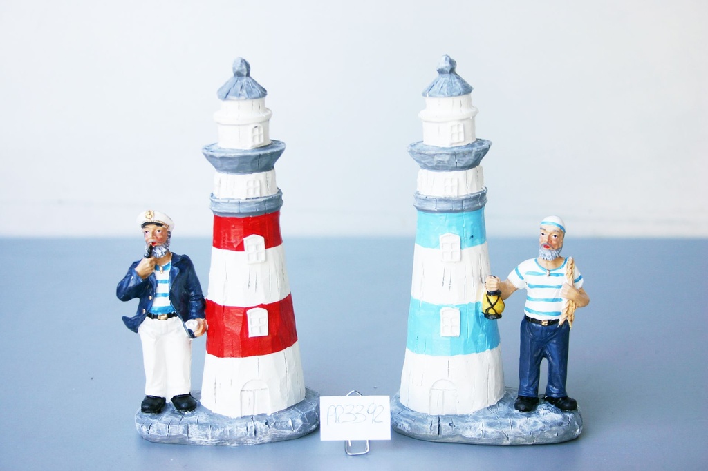 FARI RESINA C/MARINAIO 2 COL ASS 7,2*14 CM 