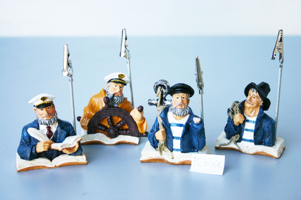 BUSTO MARINAI RESINA C/BASE E PINZETTA P.BIGLIETTI 4 MOD ASS