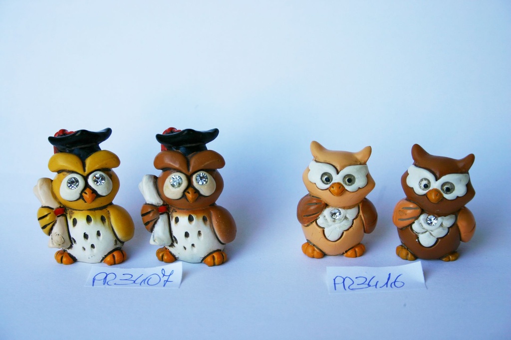 GUFO RESINA 2 COL ASS CM 3*2.5*2.5 