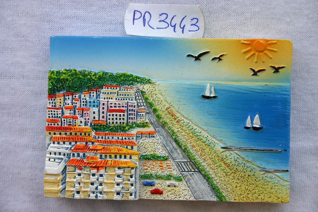 MAGNETE VEDUTA RES. RIV. ADRIATICA 2"x3" 