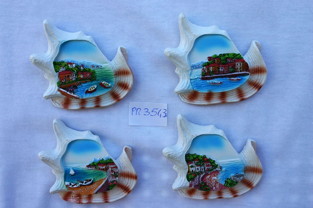 MAGNETE RESINA CASSIS CORNUTA 4 VEDUTE ASS. 