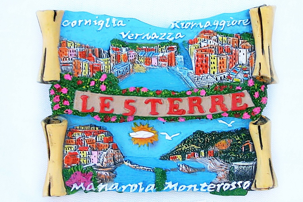 MAGNETE RESINA PERGAMENA LE 5 TERRE 