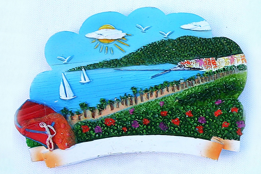 MAGNETE RESINA NUVOLA VEDUTA GEN. LIG. 