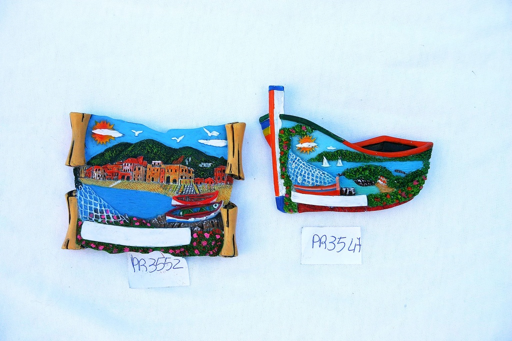 MAGNETE RESINA PERGAMENA VEDUTA GEN. LIG. 