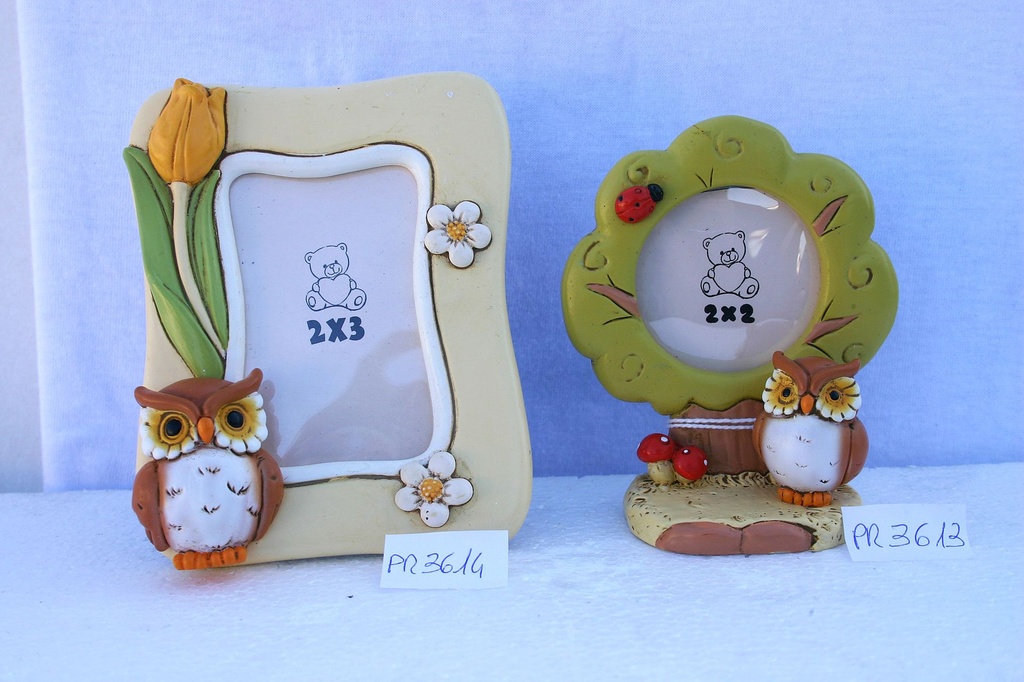 ALBERELLO RESINA PORTAFOTO C/GUFO 