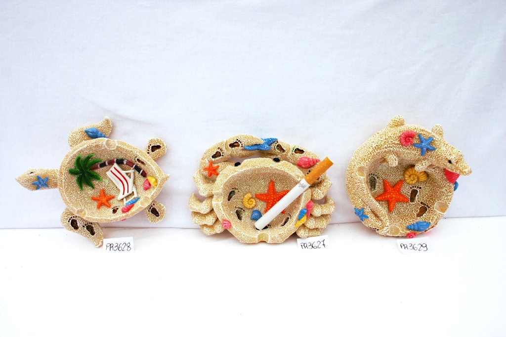 POSACENERE RESINA TARTARUGA SABBIA 