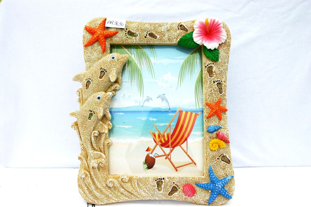 PORTAFOTO RESINA SABBIA 