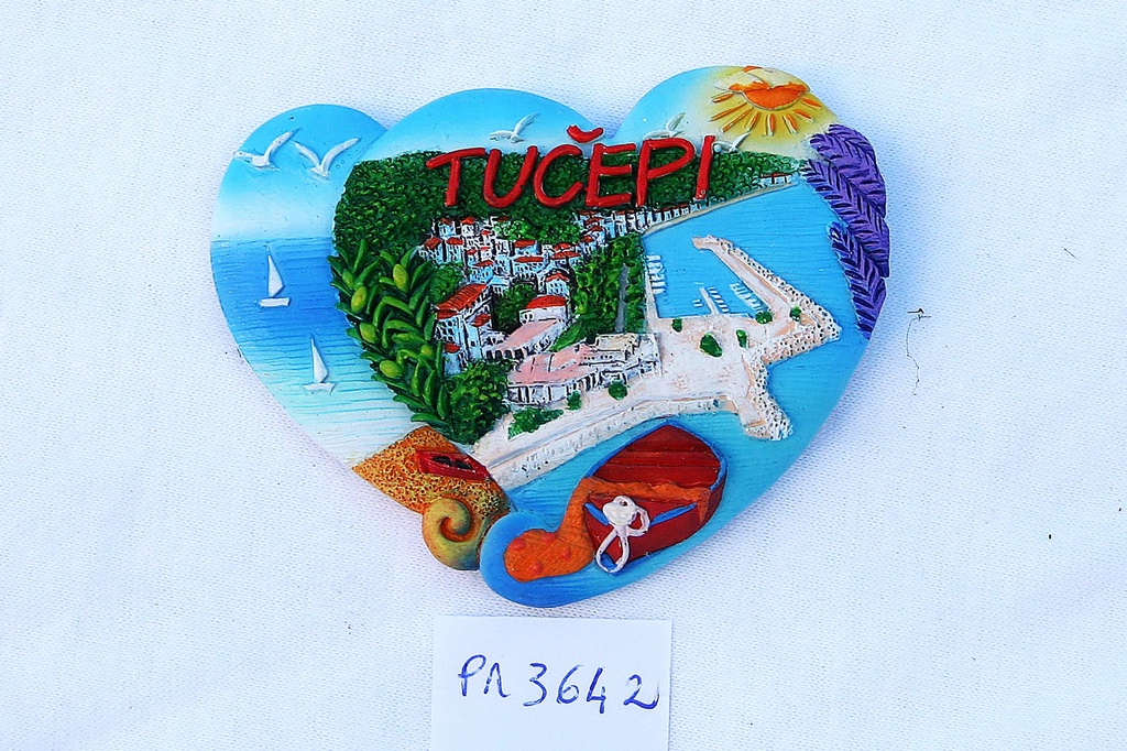 MAGNETI RESINA DOPPIO CUORE VEDUTA TUCEPI 