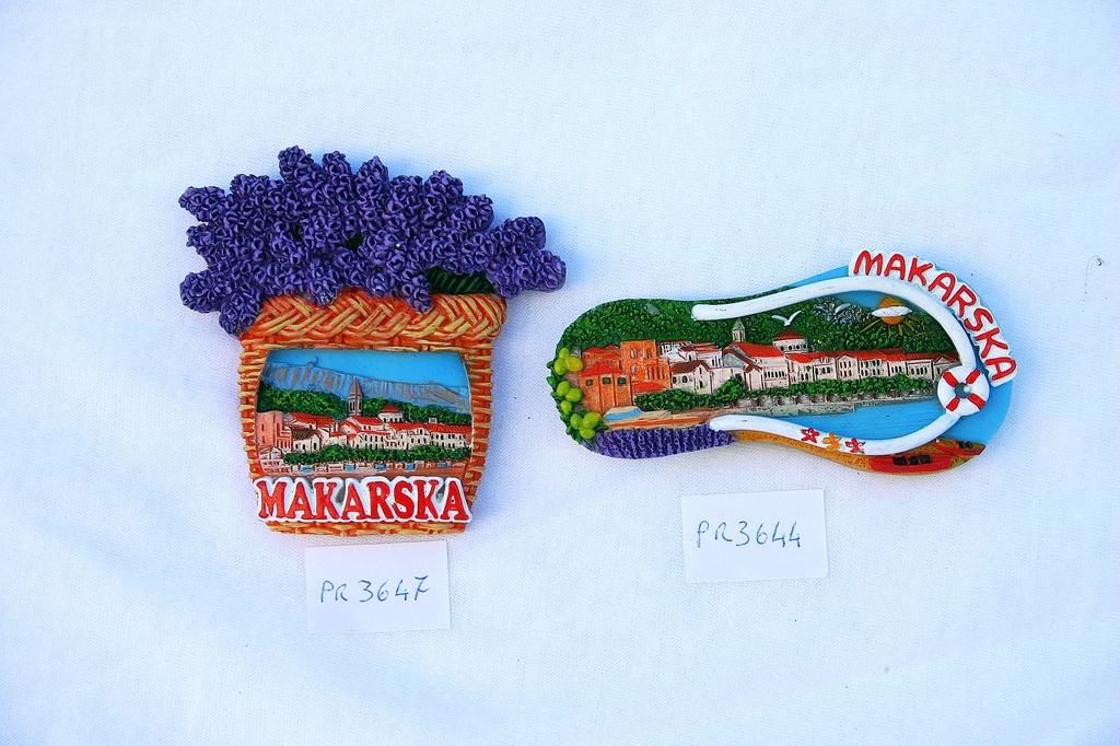 MAGNETI RESINA CESTO LAVANDA MAKARSKA 