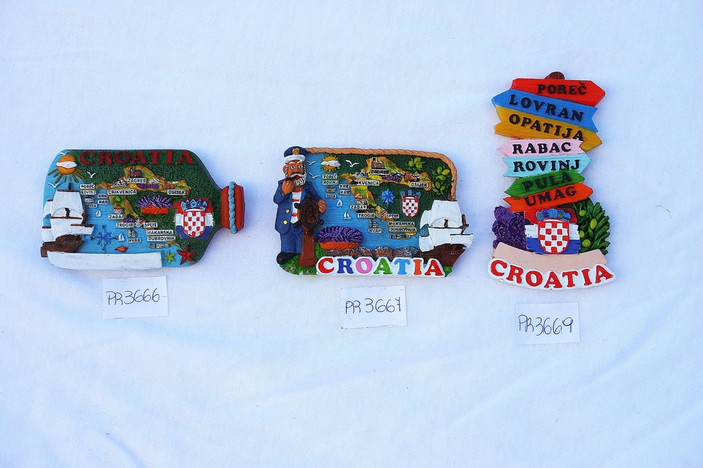 MAGNETI RESINA BOTTIGLIA CROATIA 